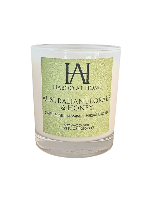 Australian Florals and Honey Candle