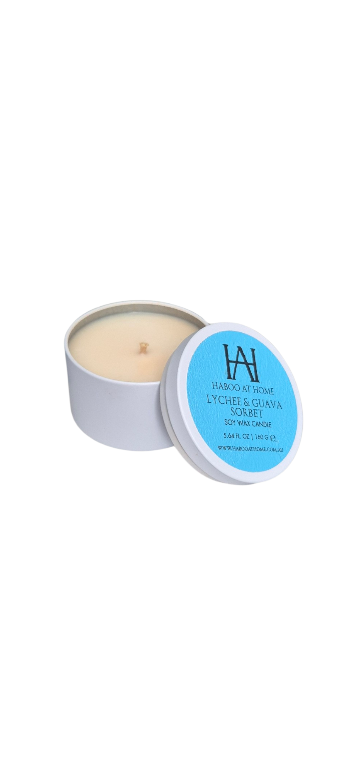 Lychee & Guava Sorbet Soy Wax Tin Candle