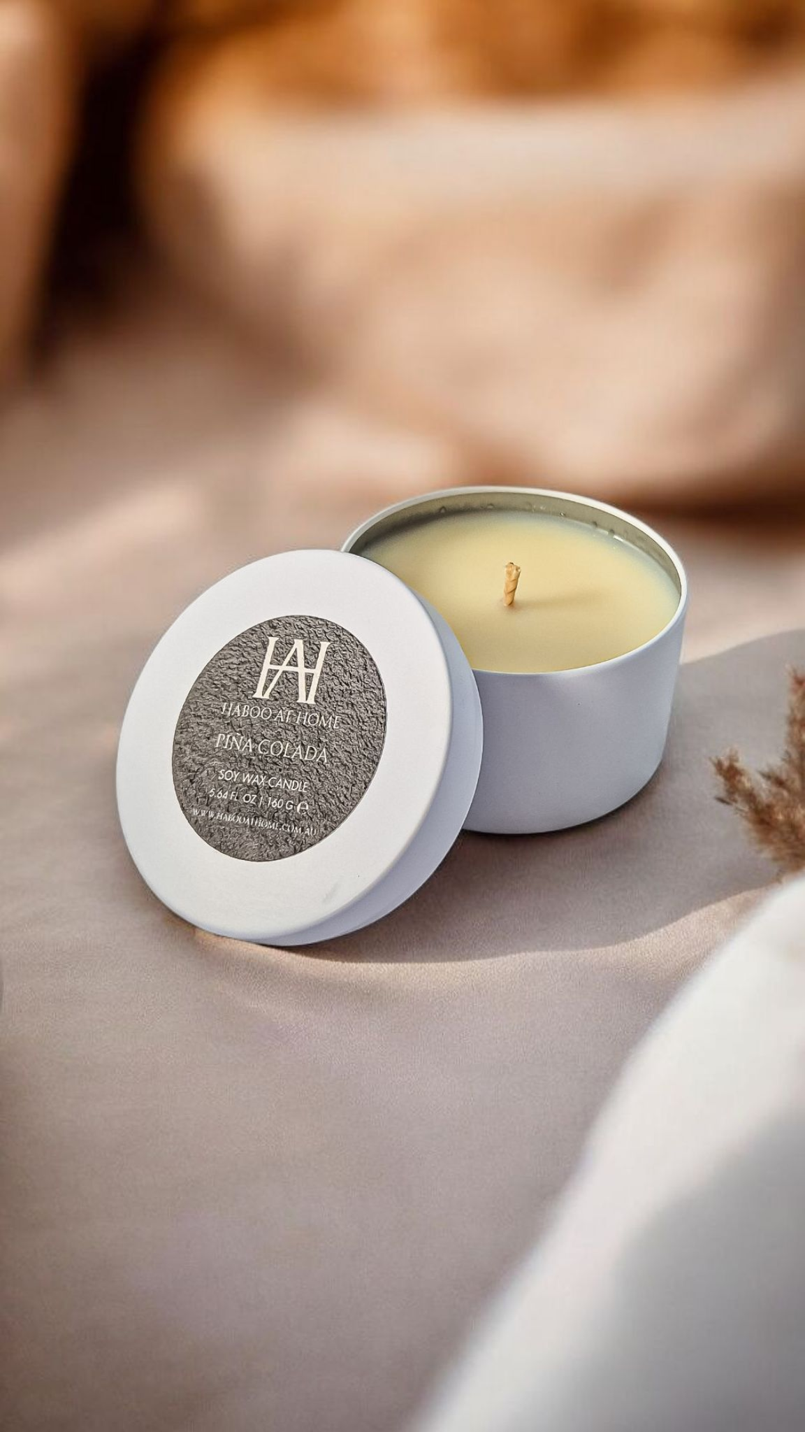 Pina Colada Tin Candle