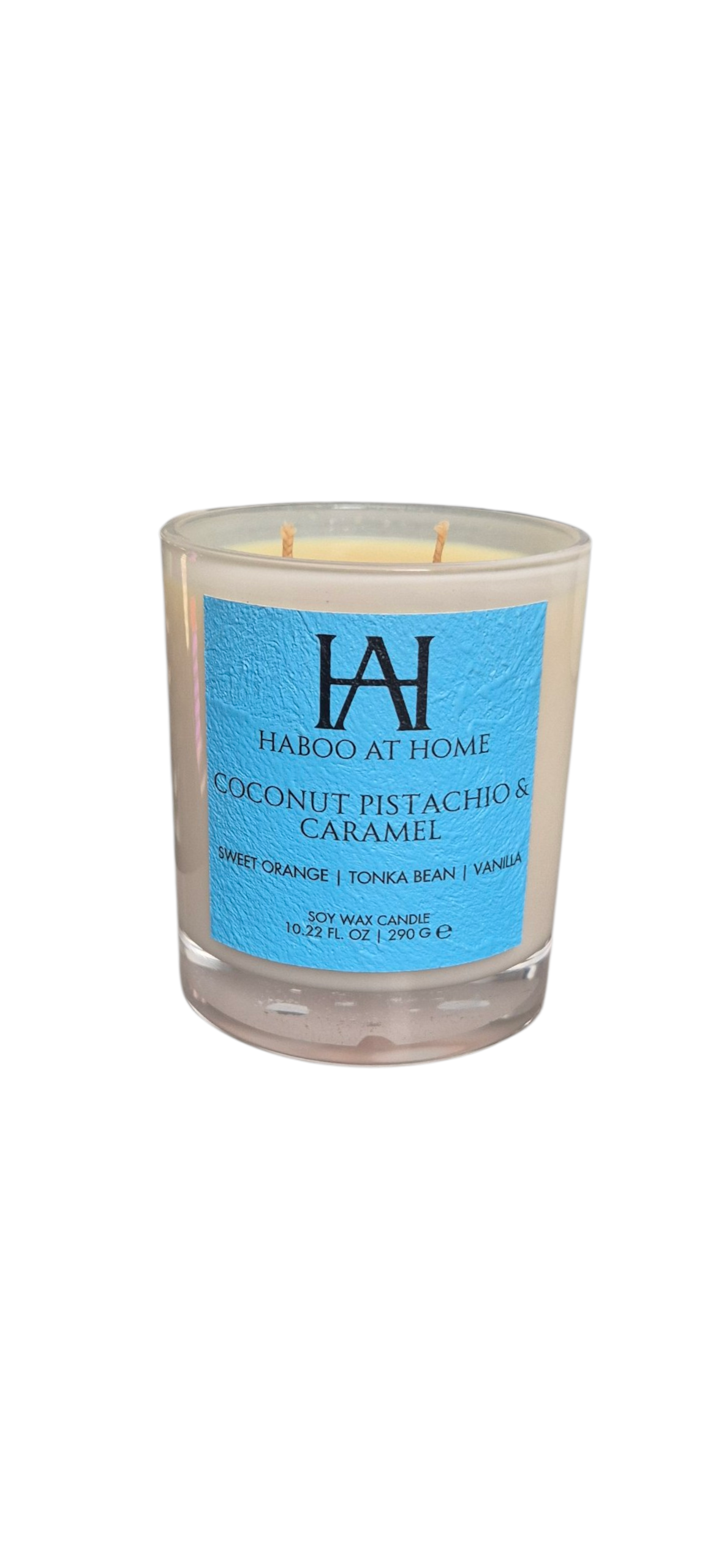 Coconut Pistachio and Caramel Soy Wax Candle