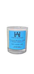 Sandalwood Lime & Wild Freesia Soy Wax Candle