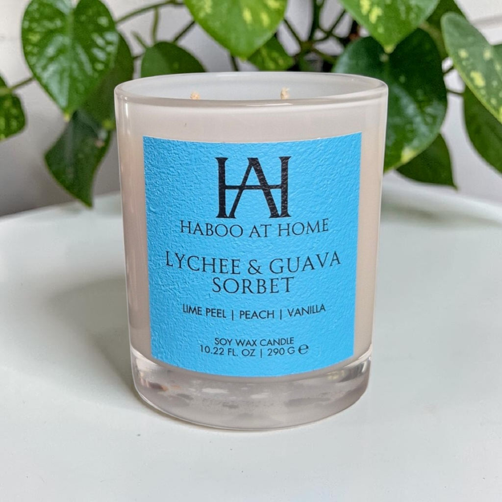 Lychee & Guava Soy Wax Candle