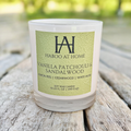 Vanilla Patchouli and Sandalwood Candle